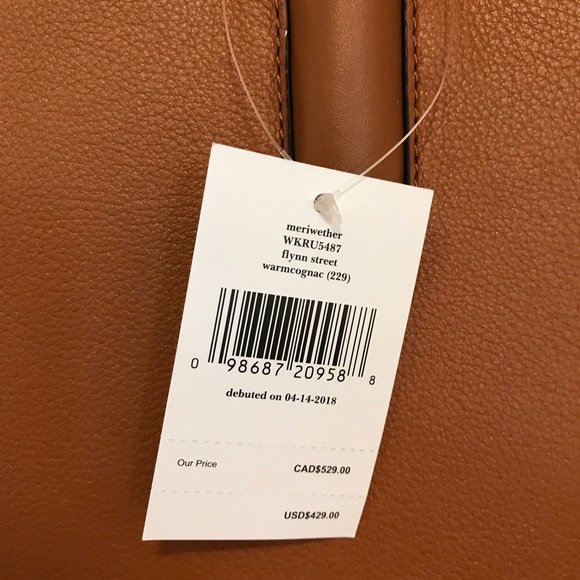 Kate spade meriweather flynn Street cognac satchel - Picture 6 of 8